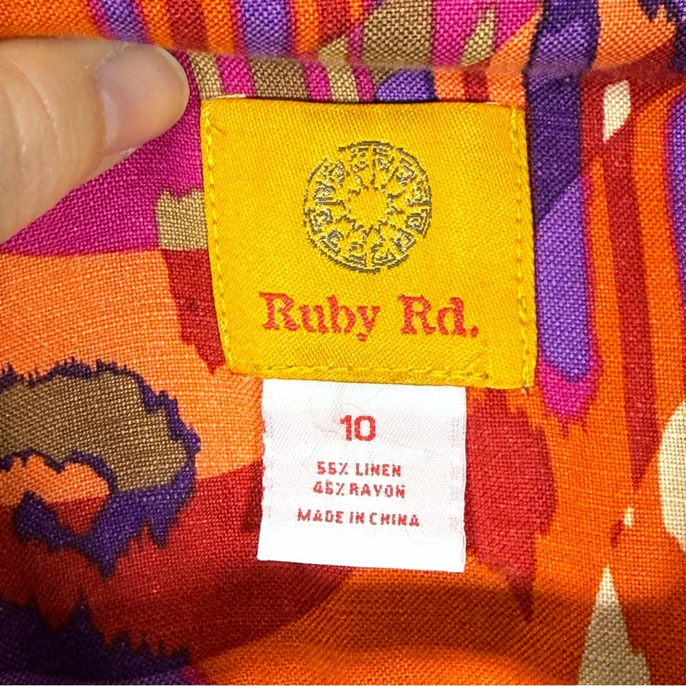 Ruby Rd. Vibrant Multicolor Blazer, Beaded Collar… - image 4